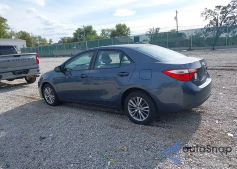 2014 Toyota Corolla Le Plus z USA, uszkodzony, nr VIN 2T1BURHE2EC120039